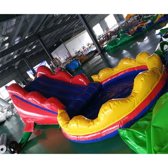 Entertainment Water Floating PVC Inflatable Pontoon Boat Slide - AliExpress