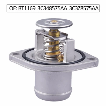 

SPEEDWOW 3C3Z-8575-AA Engine Coolant Thermostat For Ford 6.0L Powerstroke Diesel F250 F350 F450 F550 2003-2010 Car Parts