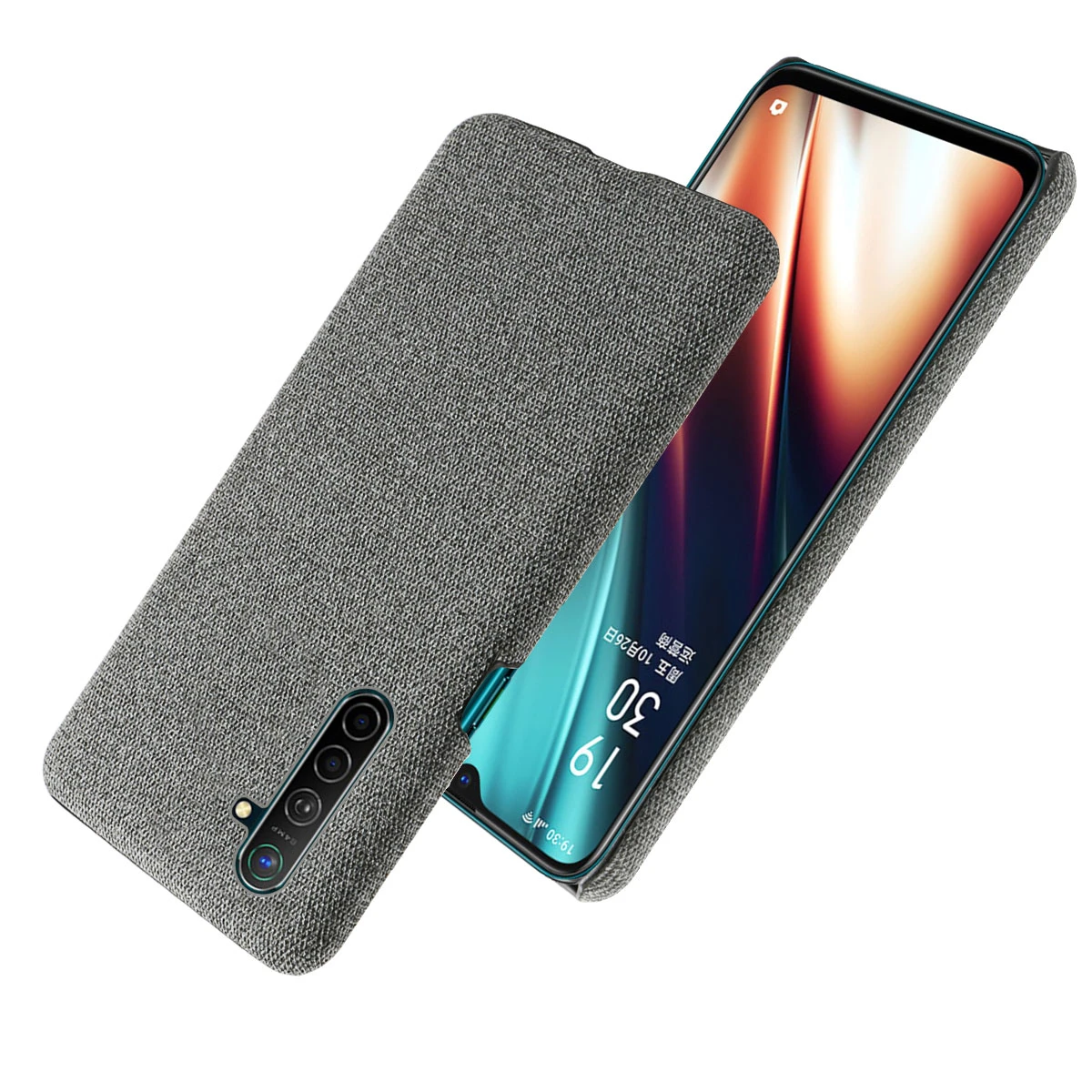 oppo phone cases Slim Cloth Texture Fitted Cover For OPPO Find X2 Pro Case Fabric Ultrathin Antiskid Capa For OPPO Find X2 Neo Lite X2 Pro x2pro best case for oppo back