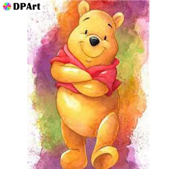 

Diamond Painting 5D Full Square/Round Drill Bear Daimond Rhinestone Embroidery Painting Cross Stitch Mosaic Picture M1332