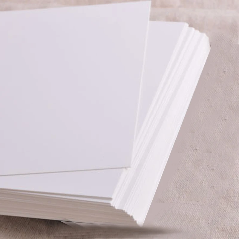 20PCS Blank Greeting Card Kraft Paper Postcard Vintage Blank Postcards DIY Hand Painted Graffiti Message Card White Paper GK99 paper all inner pages hand book creative diy hand painted diary thickened cardboard graffiti notebook