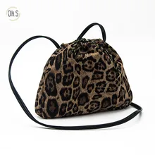 Горячая Распродажа, модный дизайнерский женский клатч с леопардовым принтом, складная маленькая сумка на плечо, Брендовая женская сумочка-клатч