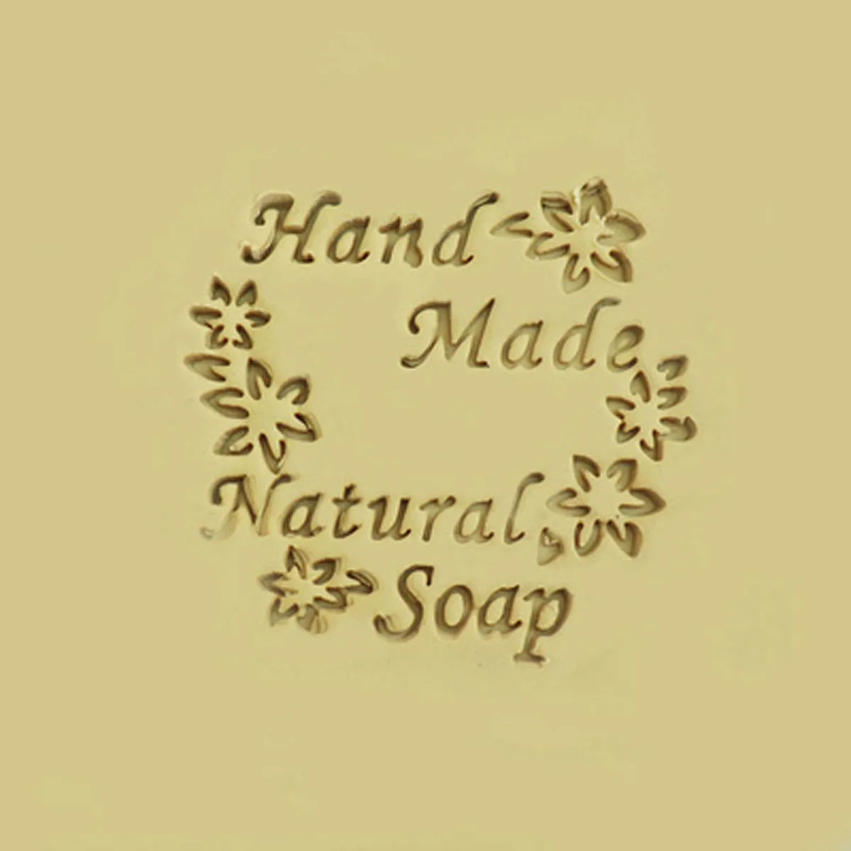 Handmade Natural Letter Clear Acrylic Stamp, Alphabet Flower Leaf Pattern, Transparent Imprint Seal, Soap Stamp for Chapter