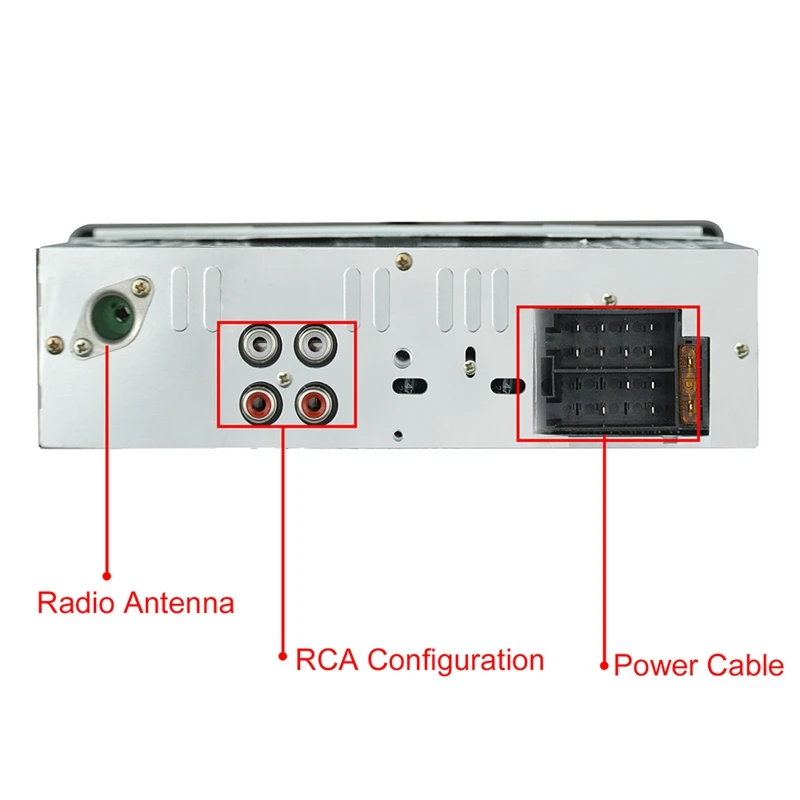 Автомобильный MP3-плеер, автомагнитола, 1 DIN, USB, быстрая зарядка, Bluetooth, громкая связь, цифровой медиаплеер, 4X25 Вт, fm-радио, поддерживает IOS и Android
