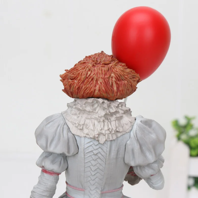 Koop 23cm NECA Stephen King s Het Pennywise Joker Horror Deluxe Edition Action Figure PVC Collection Toy Halloween Geschenken