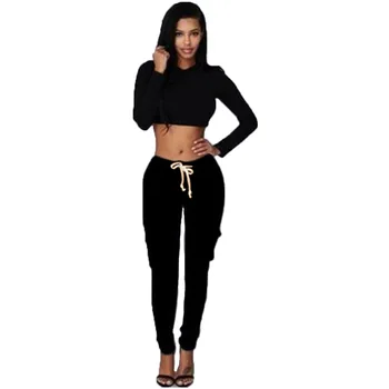 

New Women Pants Spring Summer Fashion Casual Running High Waist Lace Up Jogging Full Length Pants Trousers