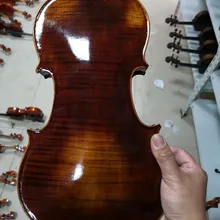 Скрипка ручной работы клен 4/4 3/4 цельная деревянная одноплатная натуральный зернистый темно-коричневый скрипка Средняя дальность Скрипка для начинающих