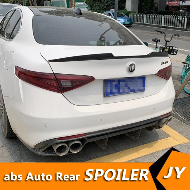 Спойлер из углеродного волокна для Alfa Romeo Giulia 2016-2019 спойлер автомобильного
