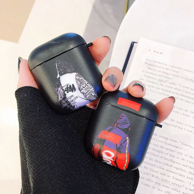 Брендовый чехол Tide Street для Apple Airpods милый силиконовый наушников с Bluetooth airpod 2