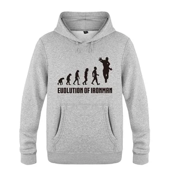 

Mens Hoodies Evolution of Ironman Novelty Hoodie Men Fleece Long Sleeve Man's Sweatshirt Funny Pullover Moleton Masculino Winter