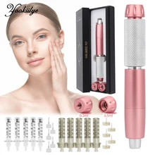 2 In 1 Hyaluron Pen Hyaluronic Acid High Pressurized Injection Gun for Anti Wrinkle Lip Lifting Filler with Ampoule Tatoo Head