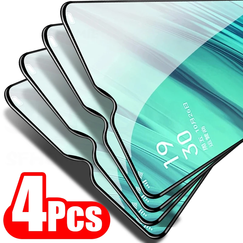 4 шт. полное закаленное стекло для Xiaomi Redmi Note 9 8 7 Pro 10 5G 9A Защита экрана 9T Poco X3 NFC