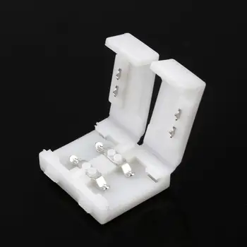 

RGB Connector 10Pcs Light Strip Lighting 2 Pin LED 3528 FPC for