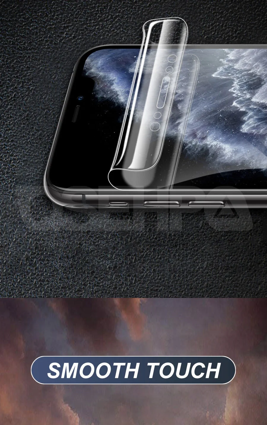 100D Защитная пленка для iPhone 11 Pro X XR XS Max iPhone 8 7 6 6S Plus мягкая защитная пленка на весь экран не стекло