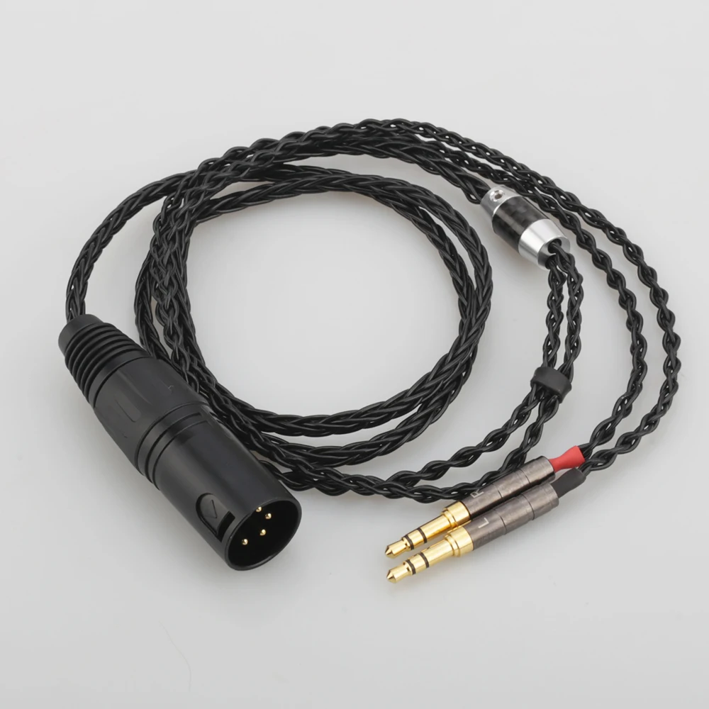 Audiocrast 2x3 5 мм Hi-Fi 4-контактный разъём XLR сбалансированный кабель наушников