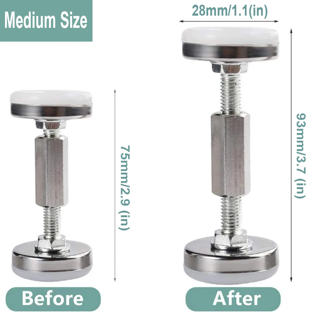 1 adet ayarlanabilir disli karyola iskeleti anti shake araci yatak onler gevsek yataklari teleskopik destek oda duvar icin dowel aliexpress