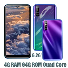 9C MTK oryginalny Face ID uznanie odblokowany telefon komórkowy Smartphone 6.26 ''ekranu kropli wody z systemem Android 4G RAM 64G ROM na telefon komórkowy