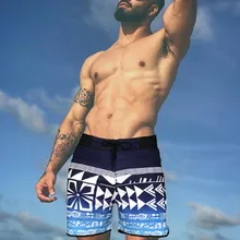 Новые мужские шорты для плавания, спортивные шорты для серфинга, пляжные брюки, быстросохнущие пляжные шорты для мужчин, шорты Playero Mujer#3