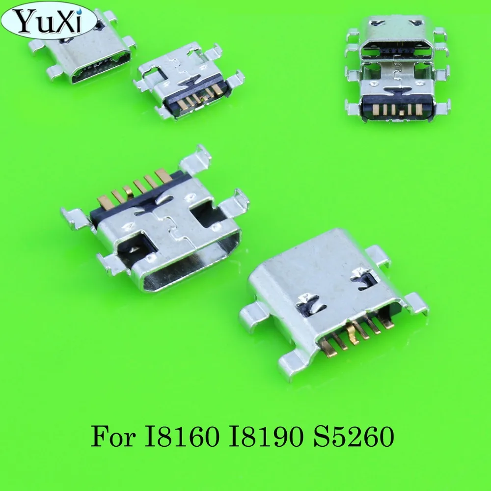 YuXi для samsung Galaxy I8160 I8190 S5260 i8190 S7562 S7268 micro usb разъем зарядки док станция