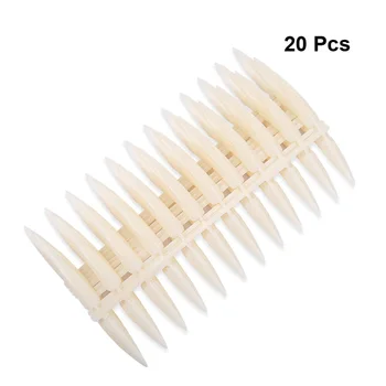 

1 Set 20 Panels Nail Color Card Pointed Nail Display Board Nail Polish Color Display Card Display Stand Nail Tips Show Panel (Na