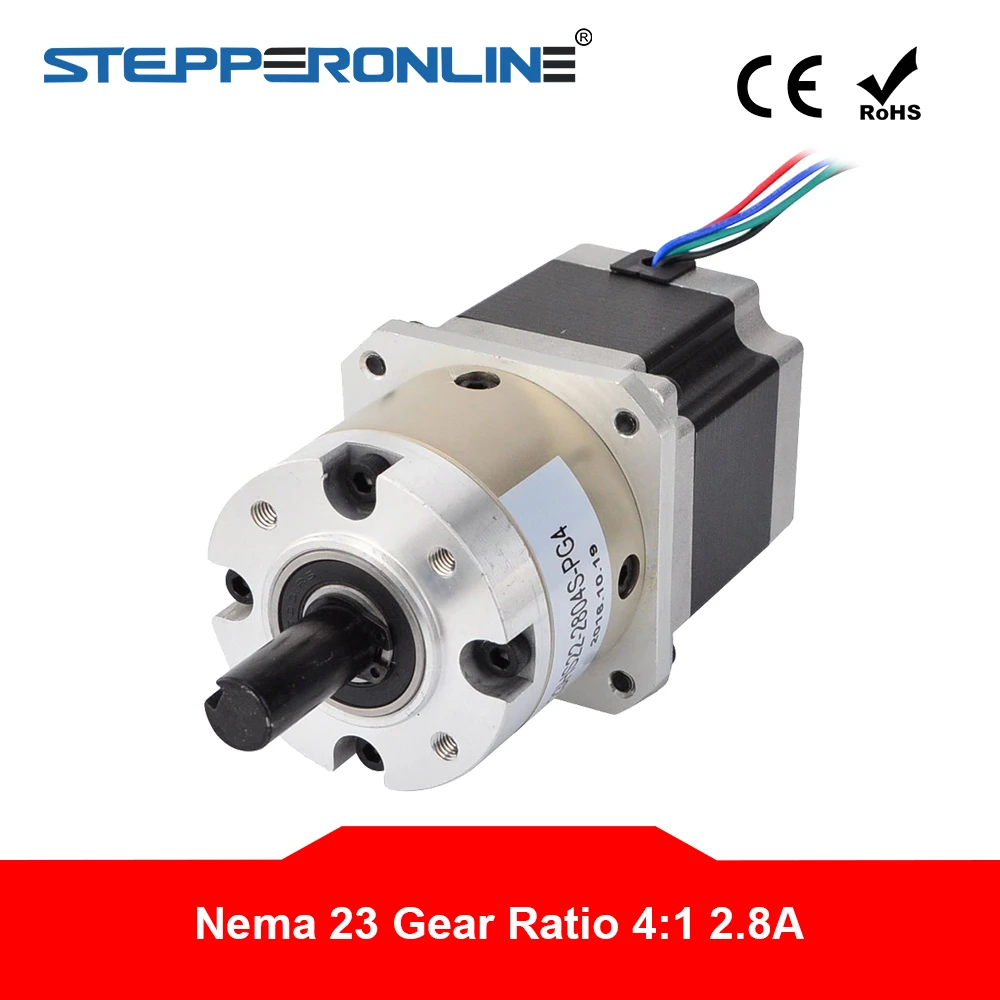 41 Gearbox Nema 23 Stepper Motor 2.8A for DIY CNC Mill Lathe