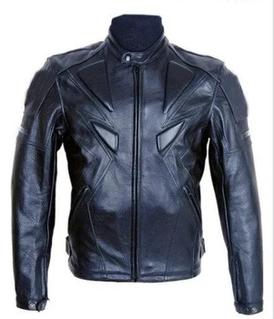 

Motorcycle Jacket PU Leather Riding clothing Motocross Racing Jacket armor with 5pcs Protectors