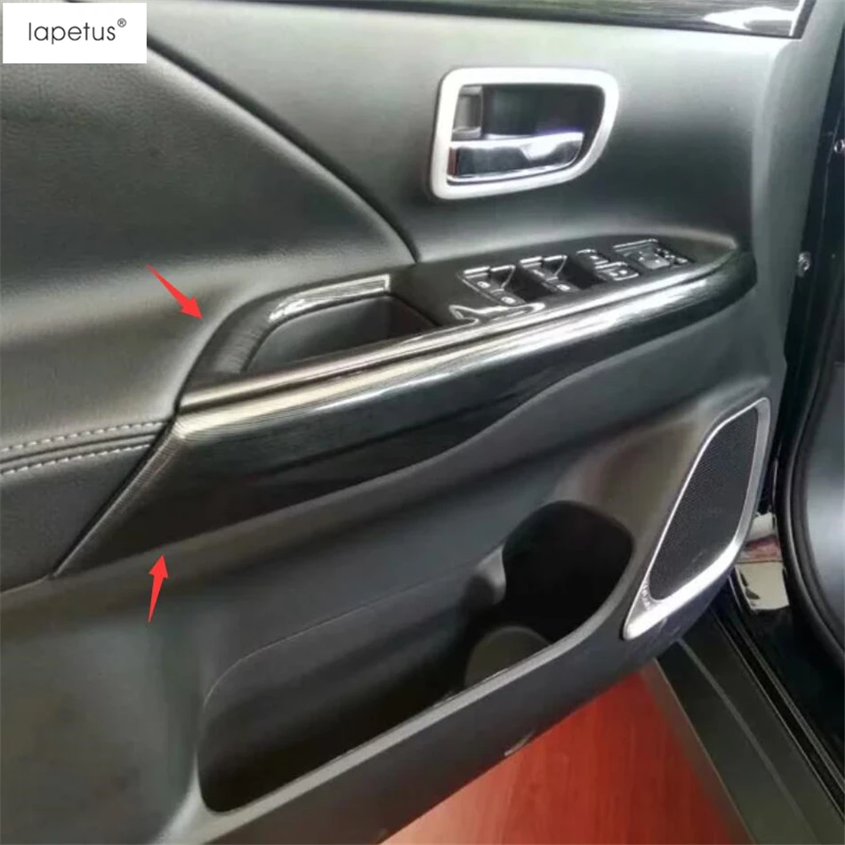 Аксессуары Lapetus подходят для Mitsubishi Outlander- ABS внутренняя дверная ручка панель объемный стеклоподъемник переключатель комплект отделка