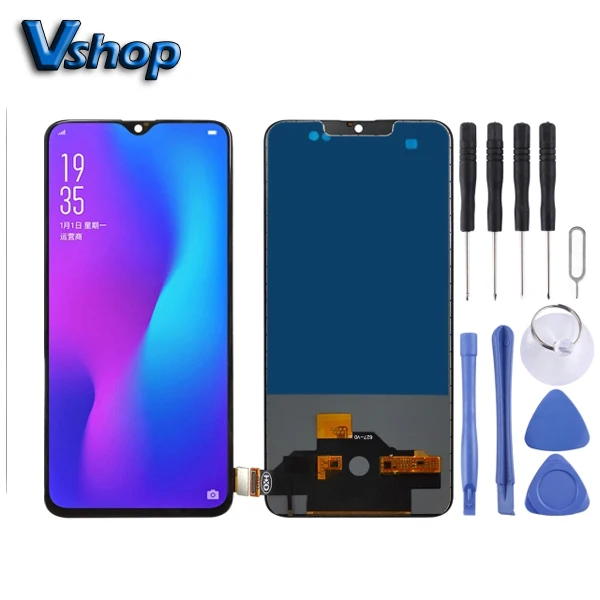 TFT материал для OPPO R17 ЖК-экран и дигитайзер полная сборка для OPPO R17 ЖК-экран Запасные части