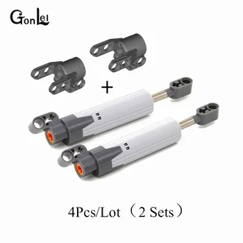 

4Pcs/Lot 61927 Technic Linear Actuator with Dark Bluish Gray Ends [Improved Version] Compatible with 61904 Brick Blocks Toys