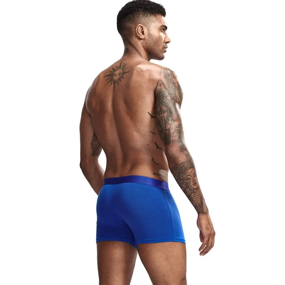 Men's underwear Scrotal support pouch function youth healthy bullet Modal U convex separation physiological boxer pants sexy men's panties