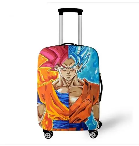 picture color Dragon Ball с принтами для багажа защитный чехол эластичный пылезащитный чехол для 18 до 32 дюймов багажник Чемодан Аксессуары для путешествий - Цвет: picture color