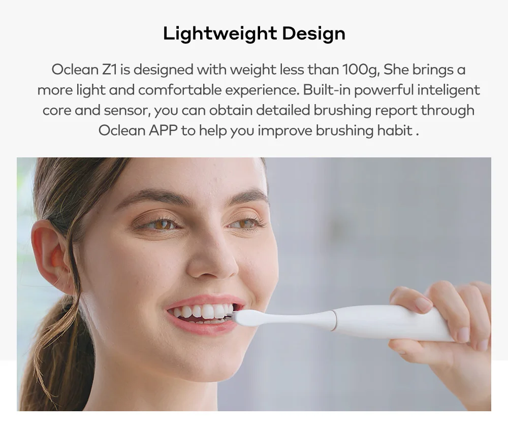 Глобальная версия Oclean Z1 PK Oclean sonic электрическая зубная щетка для взрослых IPX7 Водонепроницаемая ультра звуковая автоматическая щетка для быстрой зарядки