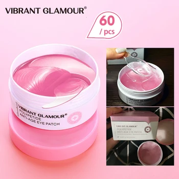 

VIBRANT GLAMOUR Collagen Eye Mask Anti-Aging Moisturizing Remover Dark Circles Puffiness Fine Lines Firming Skin Care 60 pcs