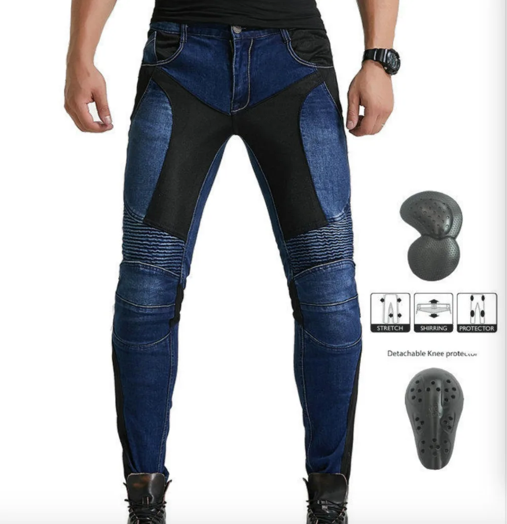 LOONG BIKER Bike Mesh pants blue 1