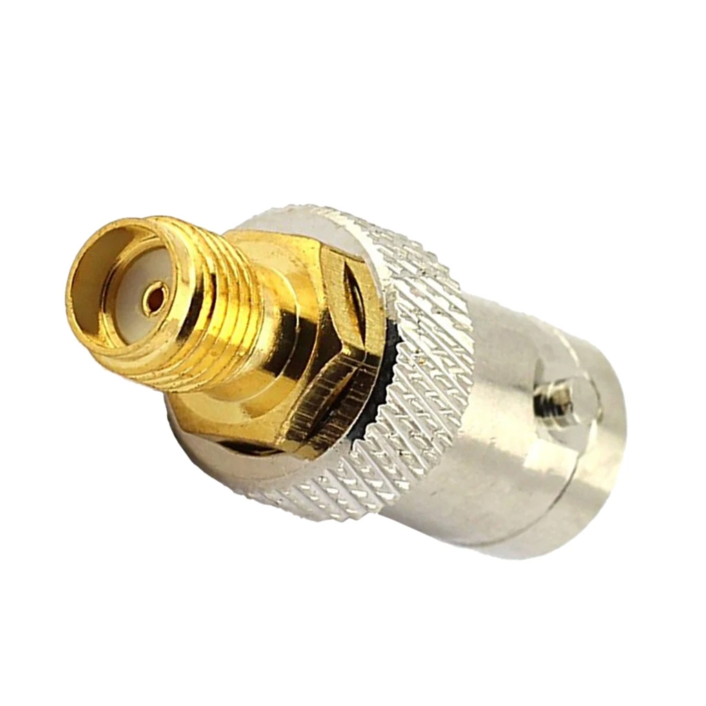 BNC Female To SMA Female Plug Adaptor UHF-F SMA-M Radio Antenna Coax Connector Uses For Radio Scanner