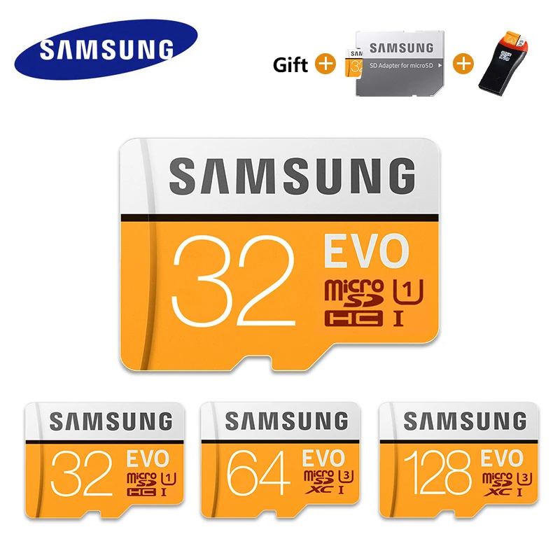 SAMSUNG micro sd карта 256G 128 Гб 64 ГБ 32 ГБ 16 ГБ до 95 МБ/с./с класс 10 U3/U1 EVOPlus micro sd карта памяти картао де Мемория