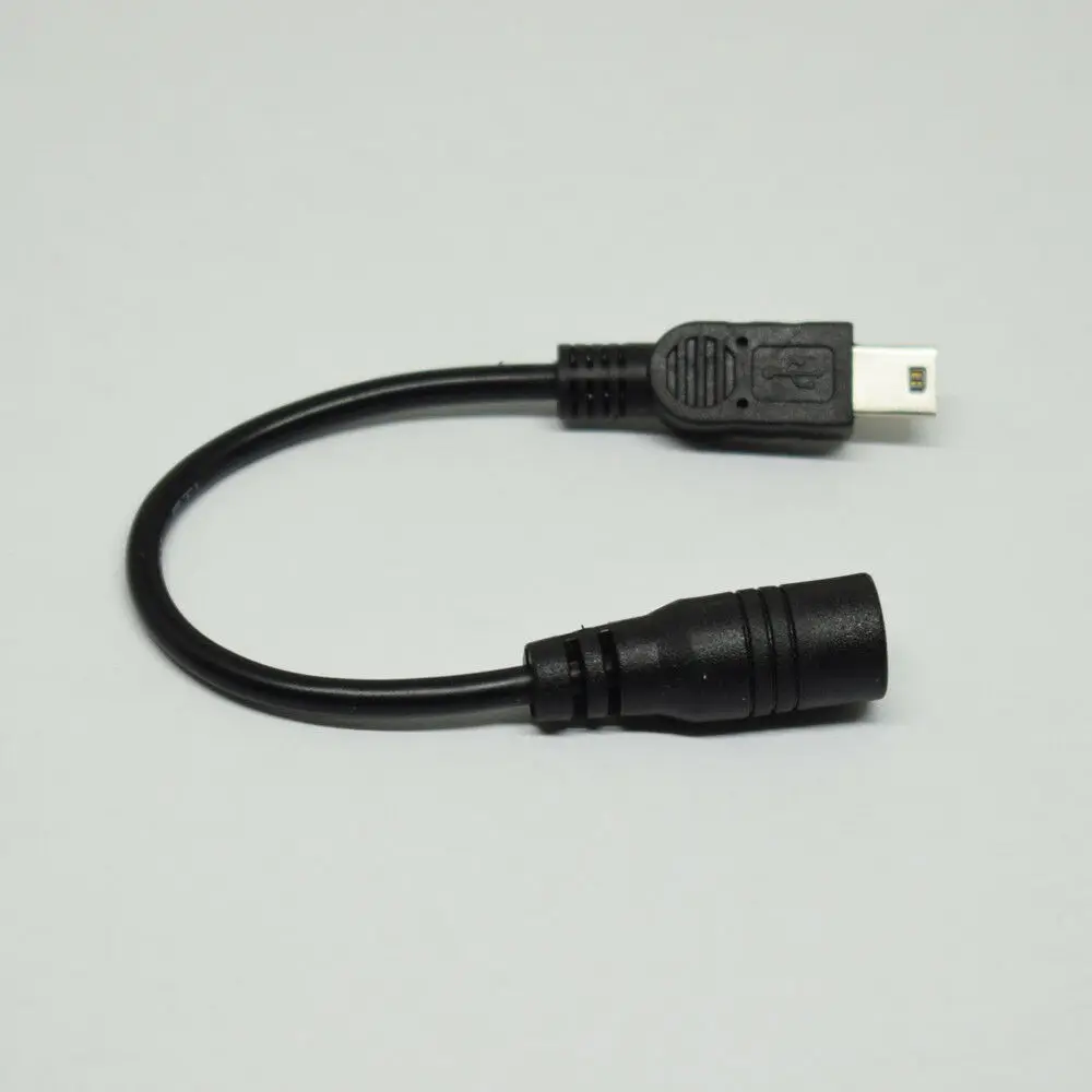 1개 16cm DC 전원 공급 장치 암 4.0 x 1.7mm - 미니 USB 5핀 수 어댑터 케이블