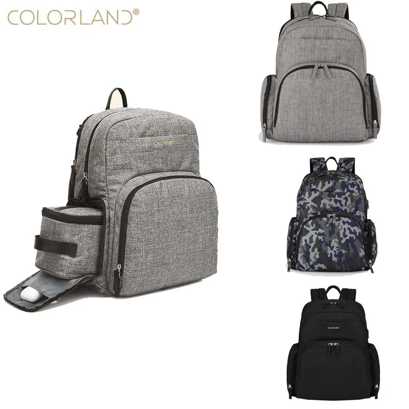 Сумка для мам COLORLAND большая сумка подгузников беременных женщин дорожный рюкзак