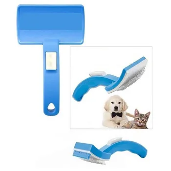 

Soft Pet Body Massager Dog Hair Shedding Comb Grooming Tools Manual Fur Remover Cat Brush