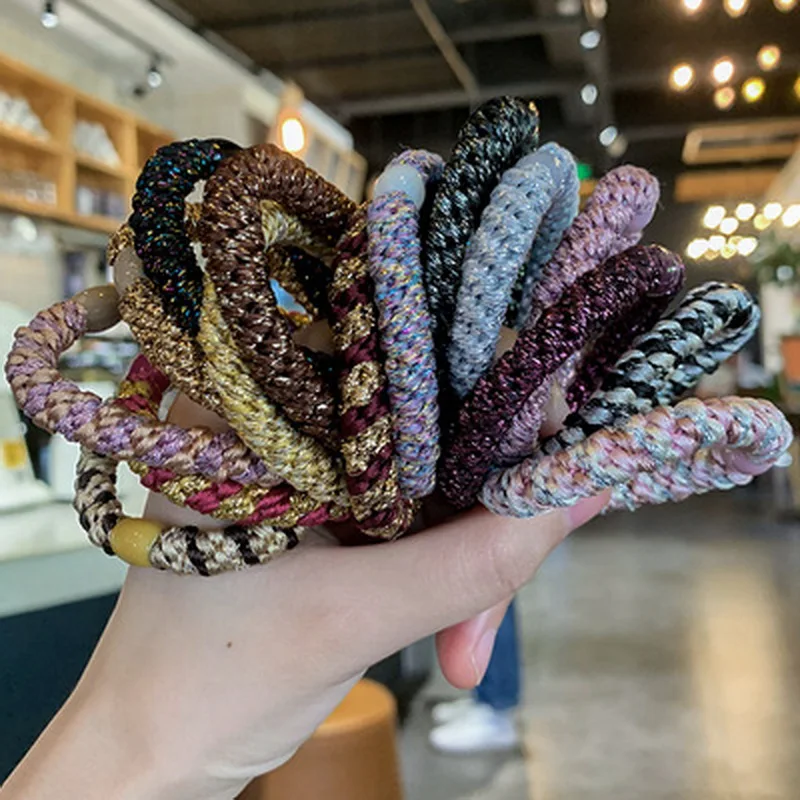 5 Pz/set Ragazze Elastici Per Capelli Cravatte Carino Leopardo Fasce Per Capelli Stampa Hairbands Donne Ragazze Coda Di Cavallo Tolare Accessori Per Capelli - Foto 10