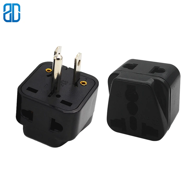 Adaptador de corriente universal para viajes, convertidor de enchufe de 3 pines para a UU.|Enchufe eléctrico| - AliExpress