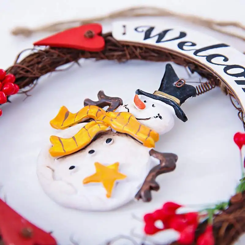 

Christmas Doll Garland Ornament Pendant Hanging Decorative Doll Wreath Poetry Beautiful Practical No Burrs Do Not Hurt The Hand