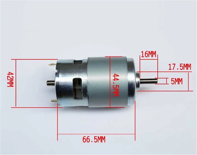 775 Dc Motor Dc 12v 24v 4500rpm 5500rpm 12000rpm Ball Bearing