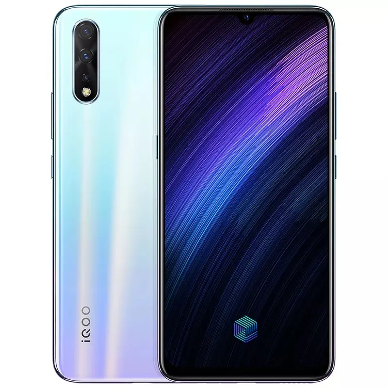 Мобильный телефон vivo iQOO Neo, 8 ГБ, 128 ГБ, 6,38 дюйма, Восьмиядерный процессор Snapdragon 855, 3 камеры, 4500 мАч, смартфон, 33 Вт, зарядка - Цвет: White