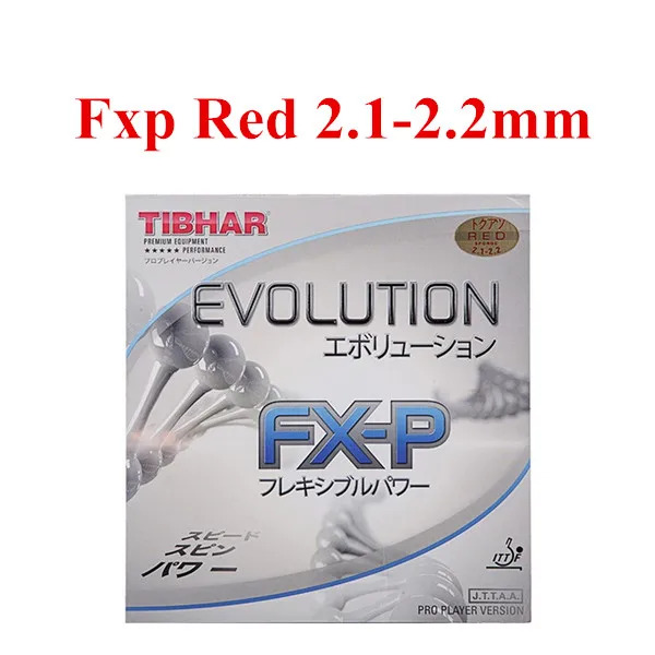 TIBHAR EVOLUTION ELP MXP FXP Настольный теннис(PingPong) резиновая губка для пинг-понга - Цвет: FXP Red 2.1-2.2mm