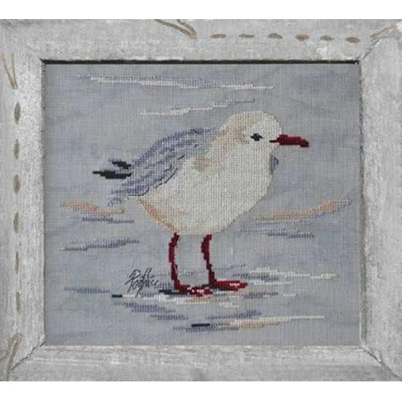 Gold Collection Counted Cross Stitch Kit La petite mouette Seagull Sea Bird in the Beach Birds Mouette | Дом и сад