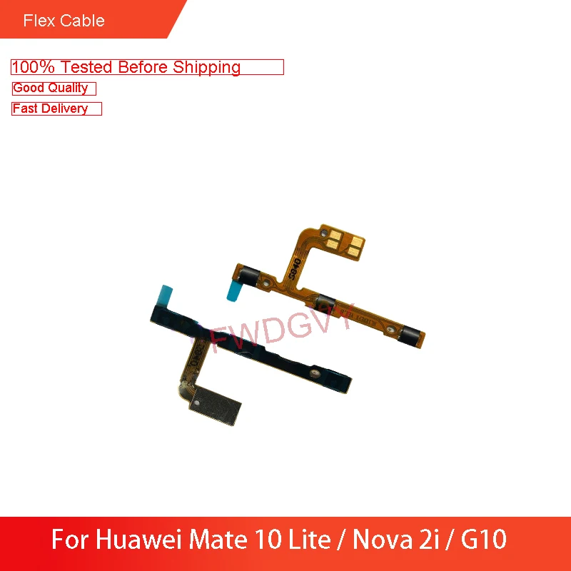 Гибкий кабель питания для Huawei Mate 10 Lite/ Nova 2i/ G10 с кнопкой включения/выключения |