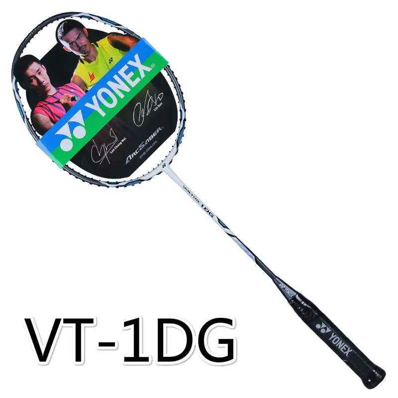 Yonex профессиональная ракетка для бадминтона высокого напряжения VT наноуглеродное волокно вольтрическая ракетка для бадминтона с сумкой - Цвет: VT 1DG
