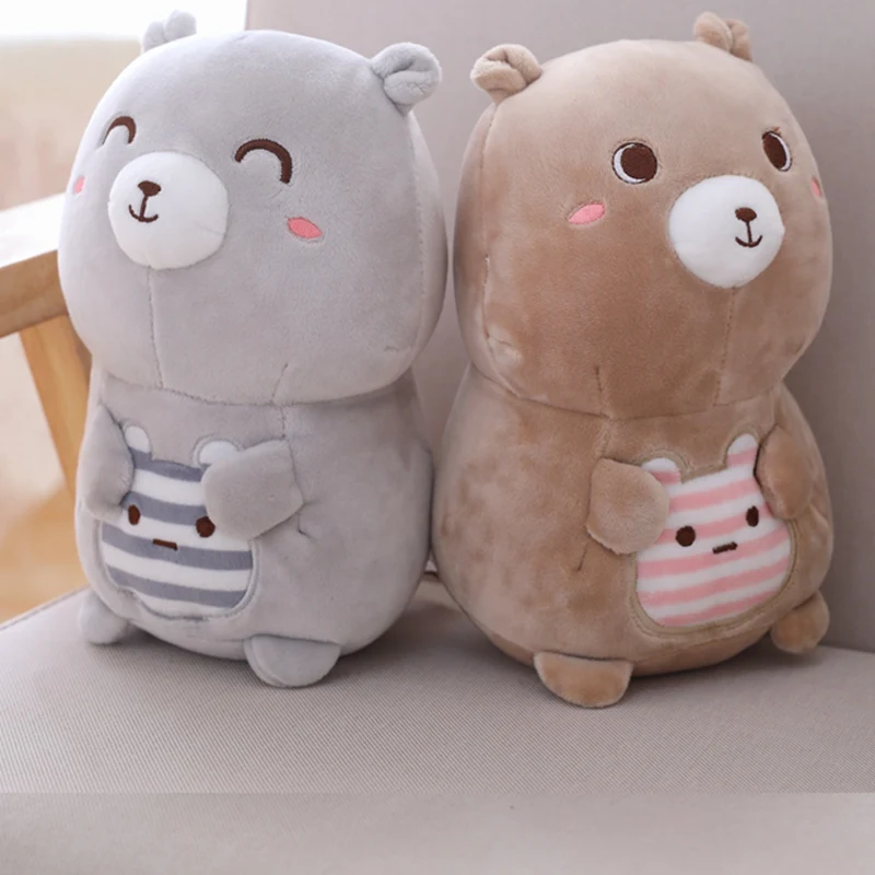 1 шт. 25 см Kawaii мягкие плюшевые игрушки с медвежонком для малышей милые куклы