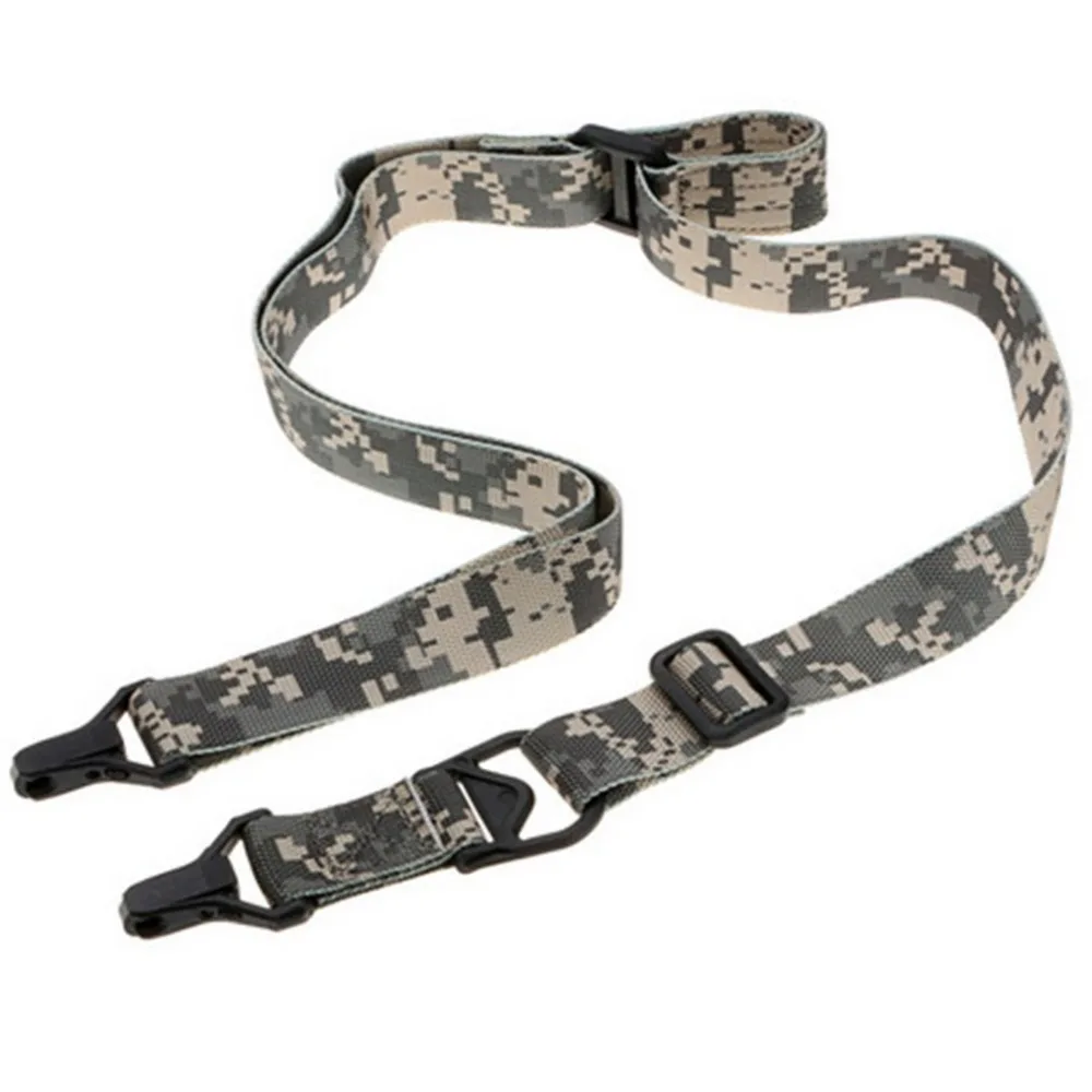 Multi-Mission 2 Point Tactical Rifle Sling Military Wargame Paintball Hunting Adjustable Gun sling Strap Survival Bungee Tool